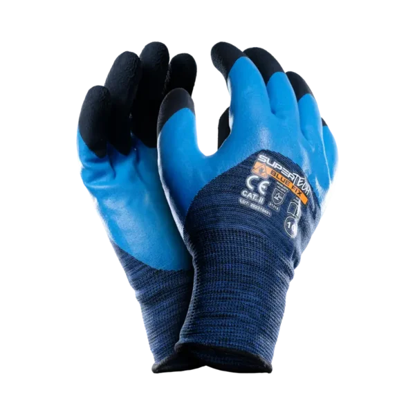 Rękawice powlekane lateksem Blue Fix