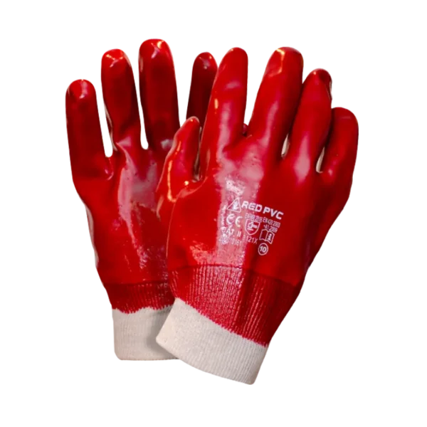 Rękawice powlekane Red PVC