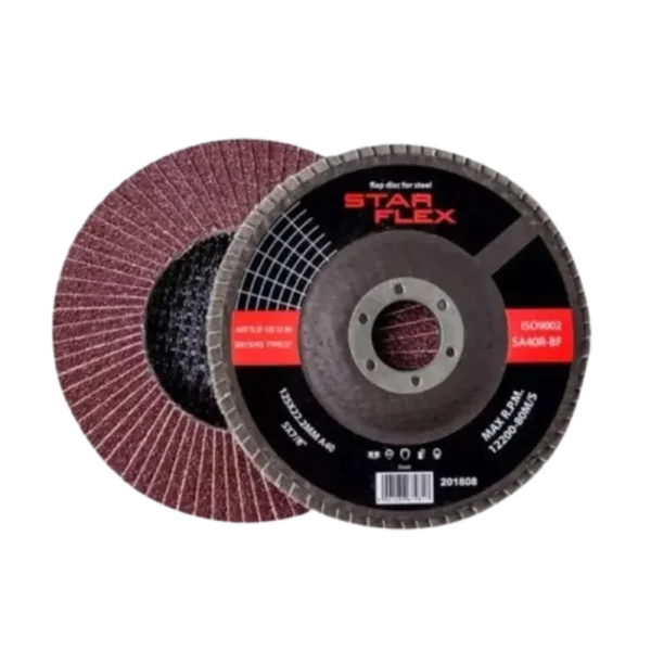 Tarcza listkowa do szlifowania T29 125-22, granulacja 60 Star Flex