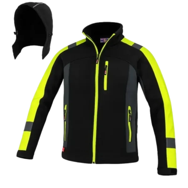 Kurtka softshell odblaskowa
